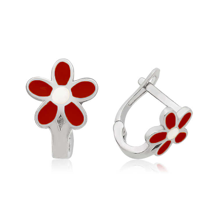 925 Ayar Gumus Cicek Cocuk Kupesi