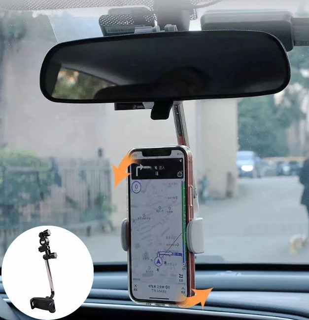 Araba Dikiz Aynasina Takilan Akrobat Telefon Tutucu