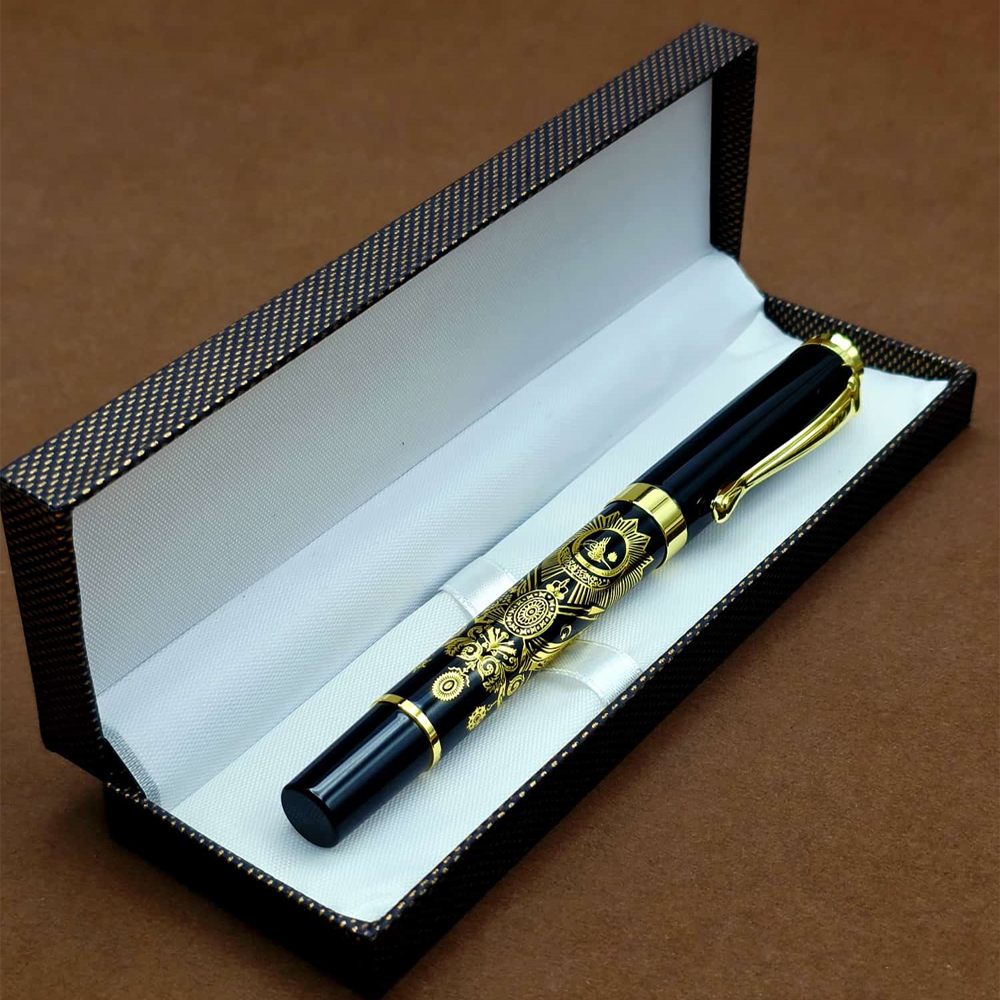 Kutulu Osmanli Tugrali Metal Kalem