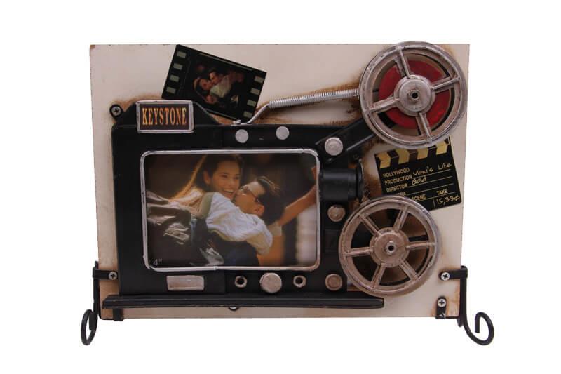 Dekoratif Metal Cerceve Sinema Projektoru Dekorlu Hediyelik