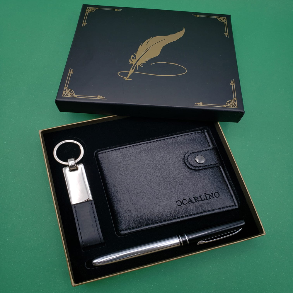 Cuzdan Anahtarlik Kalem Hediye Seti