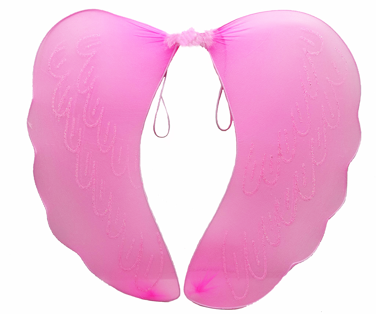 Pembe Renk Ortasi Pembe Tuylu Tul Peri Kanadi 40x50 cm