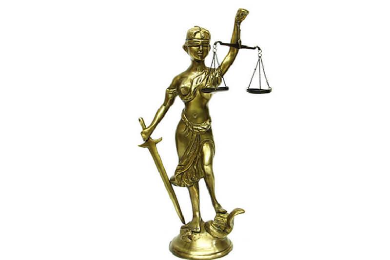 Adalet Kadini Terazili Biblo Dekoratif Hediyelik