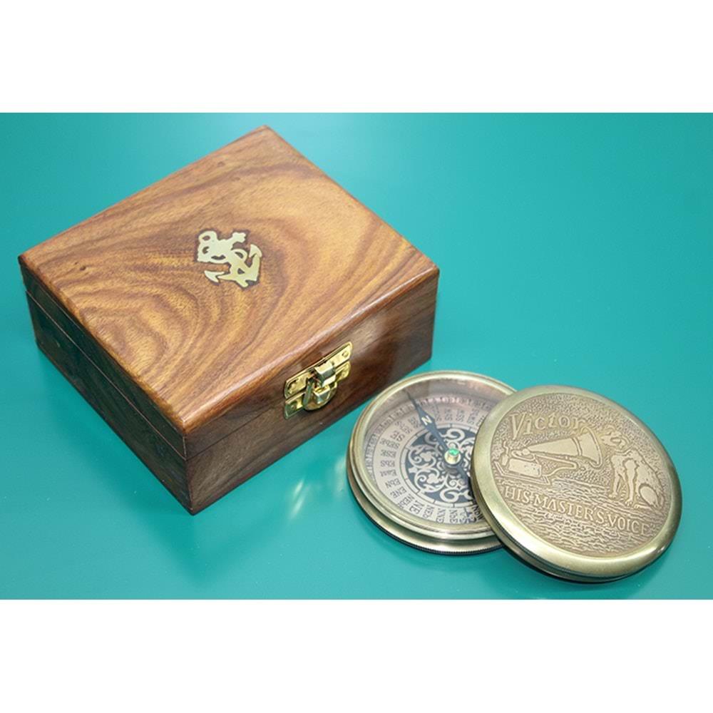 Ahsap Kutulu Pirinc Pusula