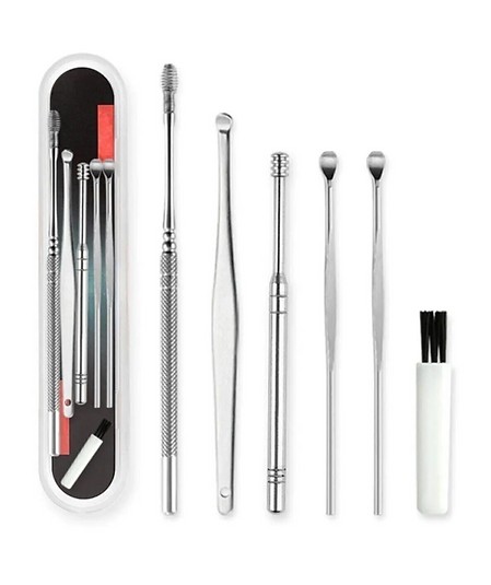 6 Parca Paslanmaz Celik Kulak Temizleyici