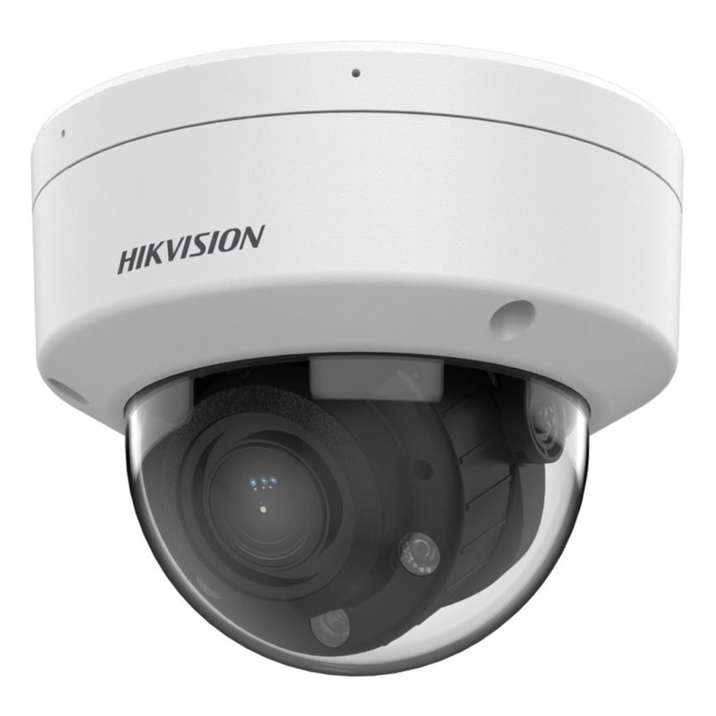 HIKVISION DS-2CD1743G2-LIZSU 4Mpix, 2,8-12mm  Motorized Lens, Dual Light, Dahili Mikrofon, H265+, 30Mt Gece Gorusu, SD Kart, PoE, Dome IP Kamera