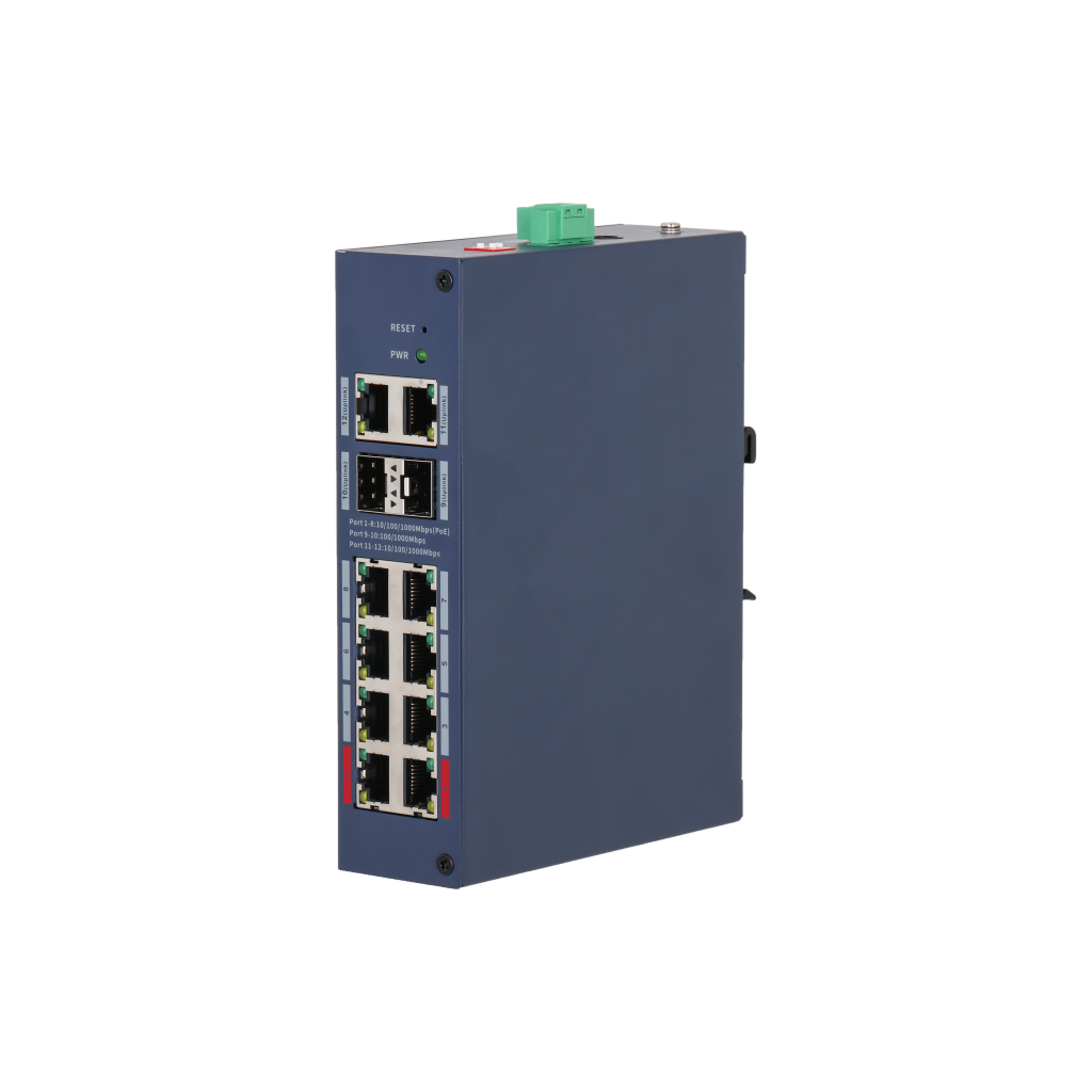 DAHUA CHS4212-8GT-110, 8 Port, Gigabit, PoE 110W, 2 Port Uplink, 2 Port SFP, Cloud Yonetilebilir, Switch