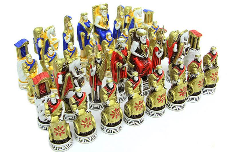 Satranc Tasi Polyester Buyukboy Athena Dekoratif Hediyelik