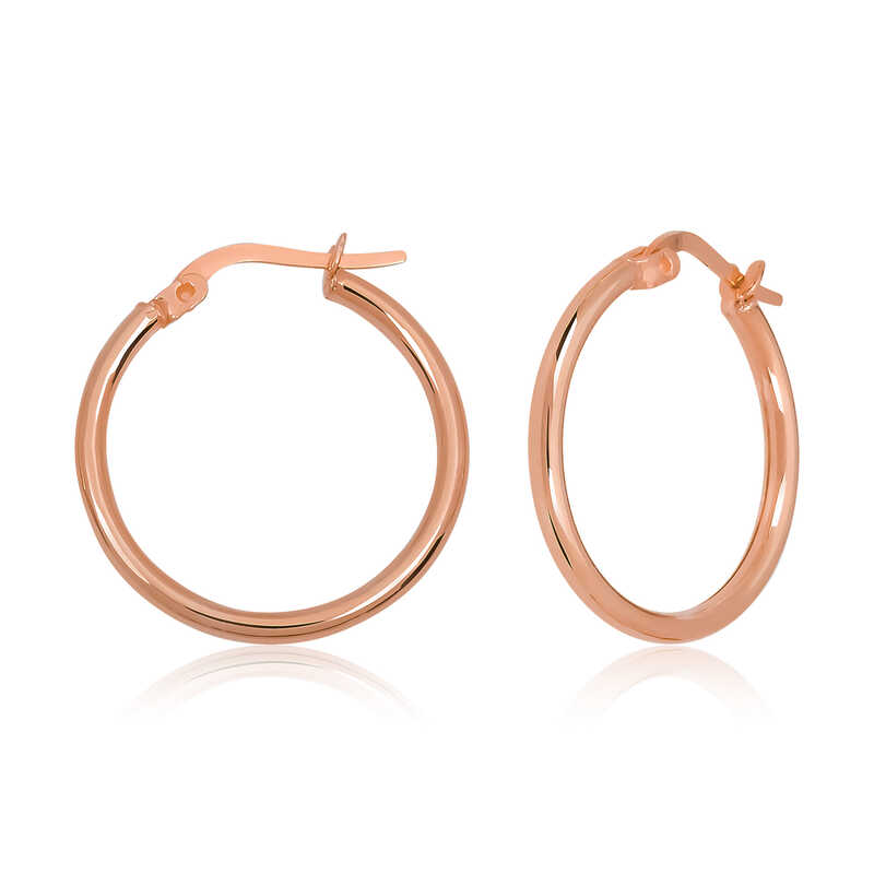 925 Ayar Gumus Halka Kadin Kupe