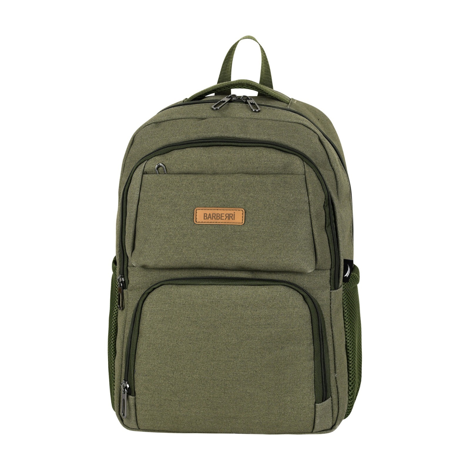 KANVAS KUMAS GUNLUK, SEYAHAT VE OKUL SIRT CANTASI YESIL