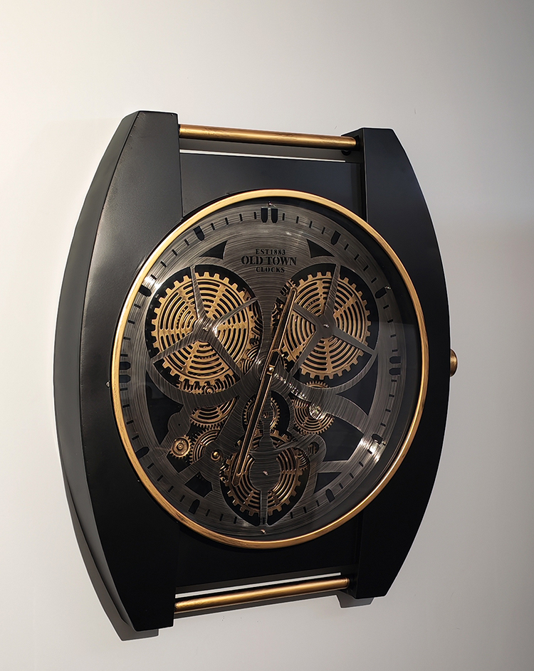 Ozel Tasarim Metal Carkli Duvar Saati