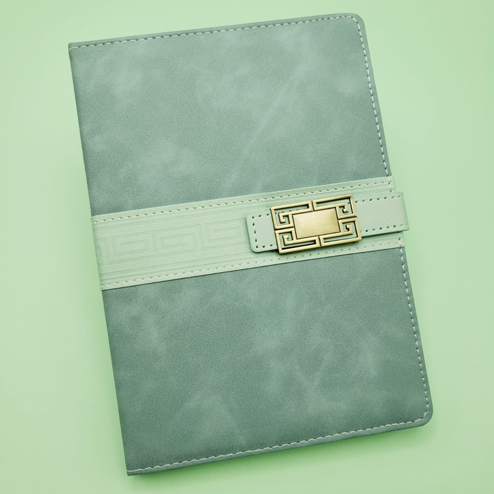 Cizgili Deri Hatira Defteri