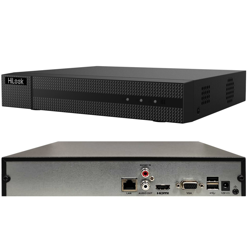 HILOOK NVR-116MH-C, 16Kanal, 8Mpix, H265+, 1 HDD Destegi, 1080P Kayit, 160Mbps Bant Genisligi, NVR