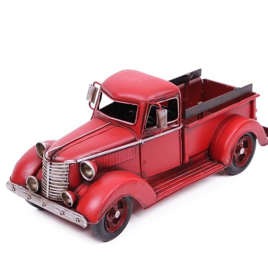 Dekoratif Metal Nostaljik Kamyon Masaustu Ev Ofis Hediyelik