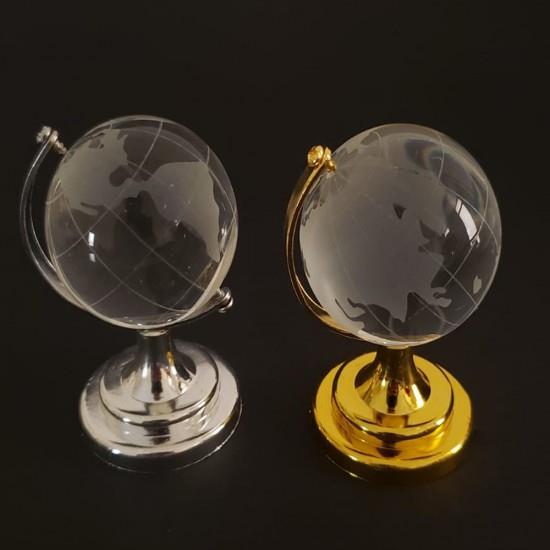 Kristal Cam Dunya Dekoratif Hediyelik