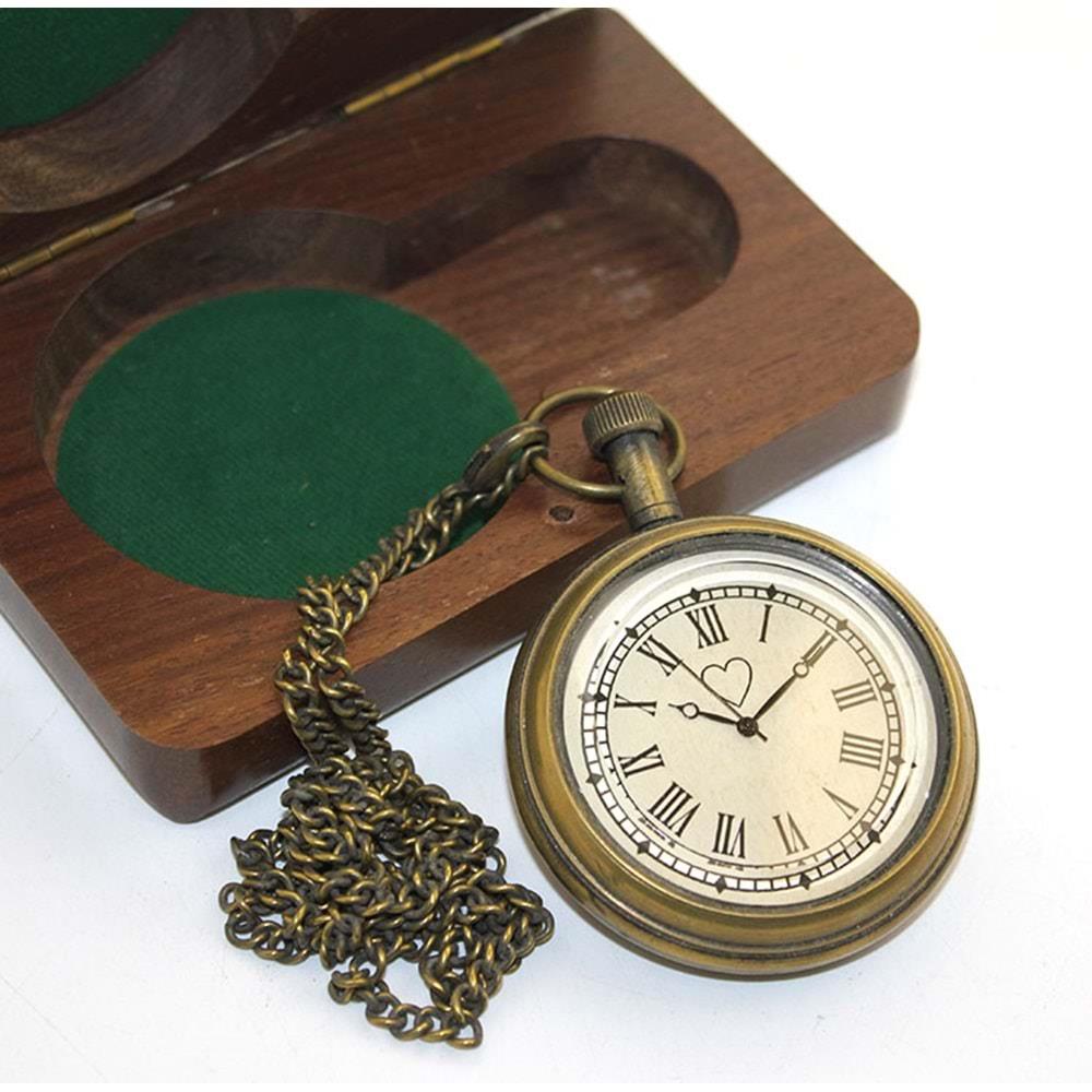 Ahsap Kutulu Pirinc Kostekli Saat