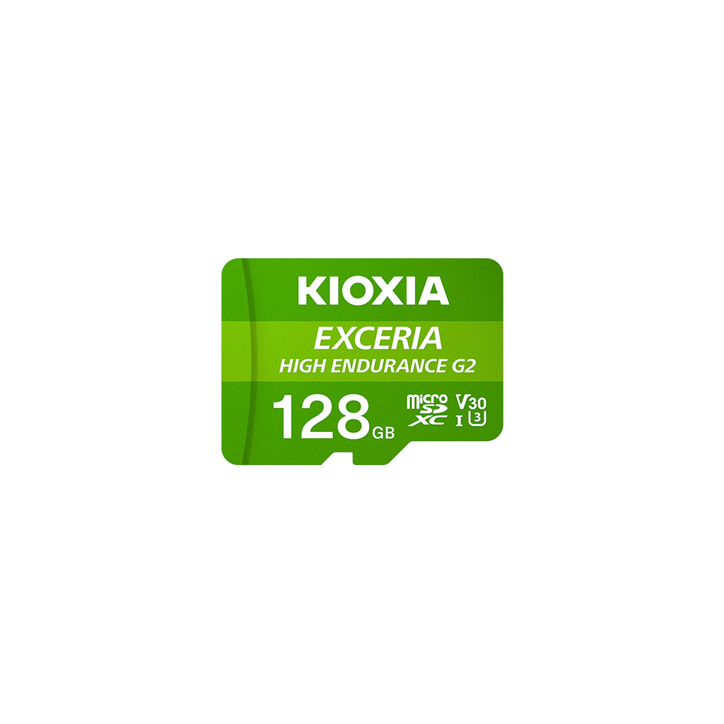 KIOXIA 128GB ExceriaG2, LMHE2G128GG2, A1 V30 4K, CL10, 100Mb/s, MicroSD Kart Bellek (SD Adaptorlu)