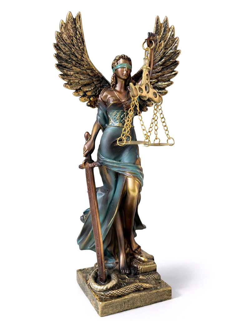 Polyester Kanatli Adalet Biblosu