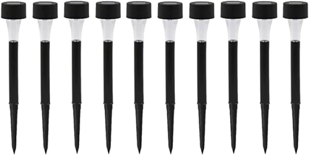 Gunes Enerjili Bahce Lambasi Plastik Saplama 10lu Set