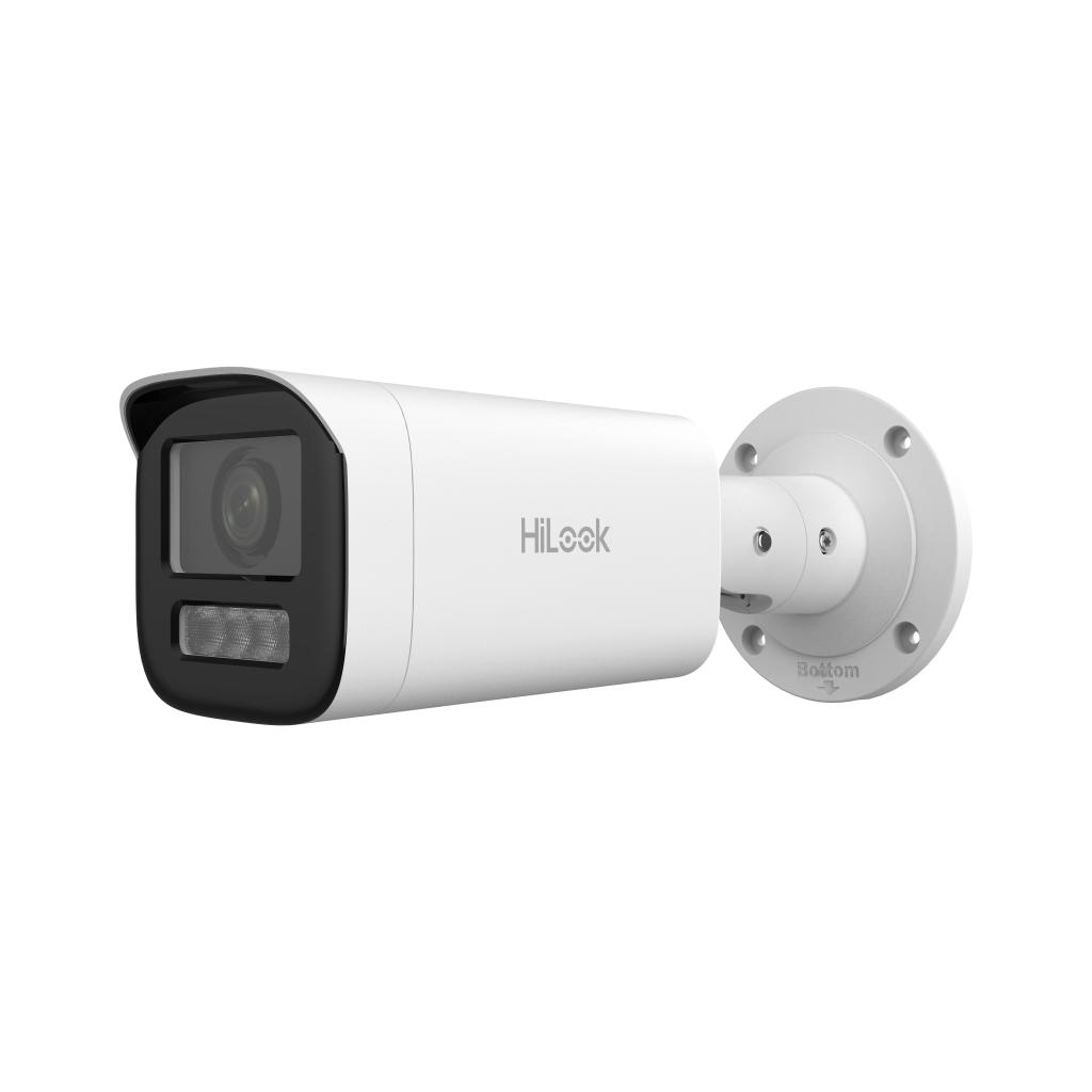 HILOOK IPC-B640HA-LZU, 4Mpix, 2,8-12mm  Motorize Lens, H265+, Dual Light, 50Mt Gece Gorusu, Dahili Mikrofon, PoE, IP67, IK10, Bullet, IP Kamera