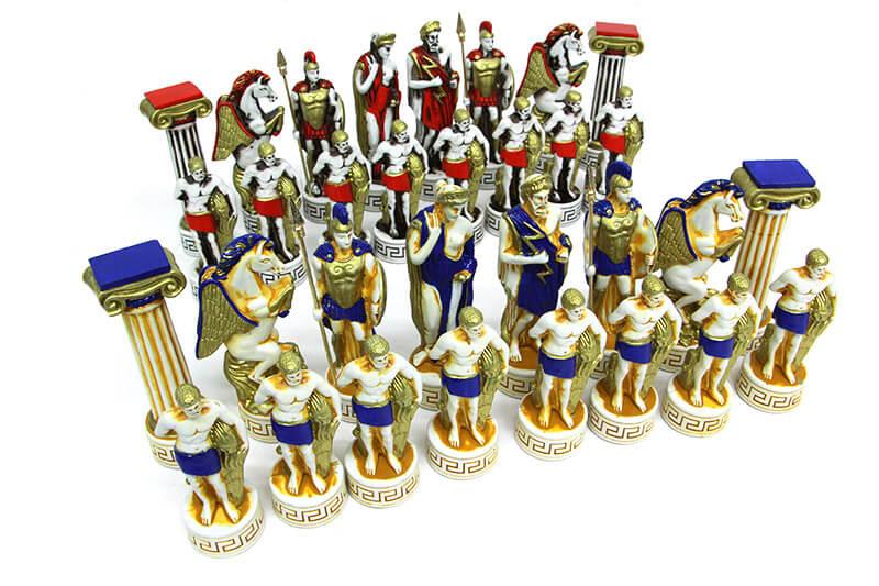 Satranc Tasi Polyester Buyukboy Herakles Dekoratif Hediyelik