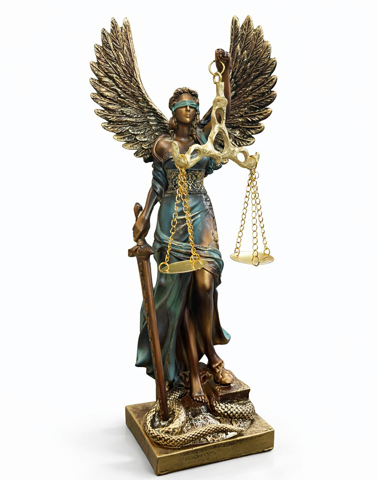 Polyester Kanatli Adalet Biblosu