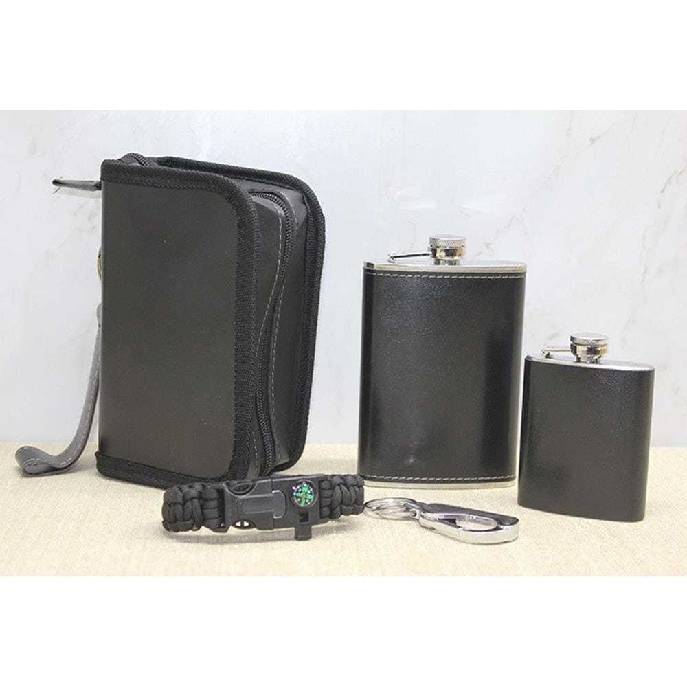 Kilifli 2'Li Matara Seti