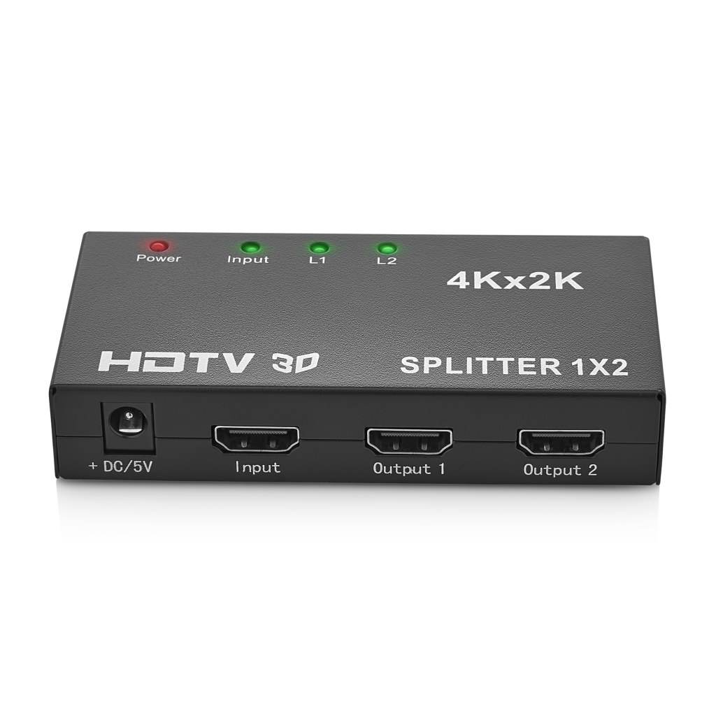 ENKADO EKD-HS12, HDMI Coklayici, 1Giris, 2Cikis, (1PC-2Monitor)