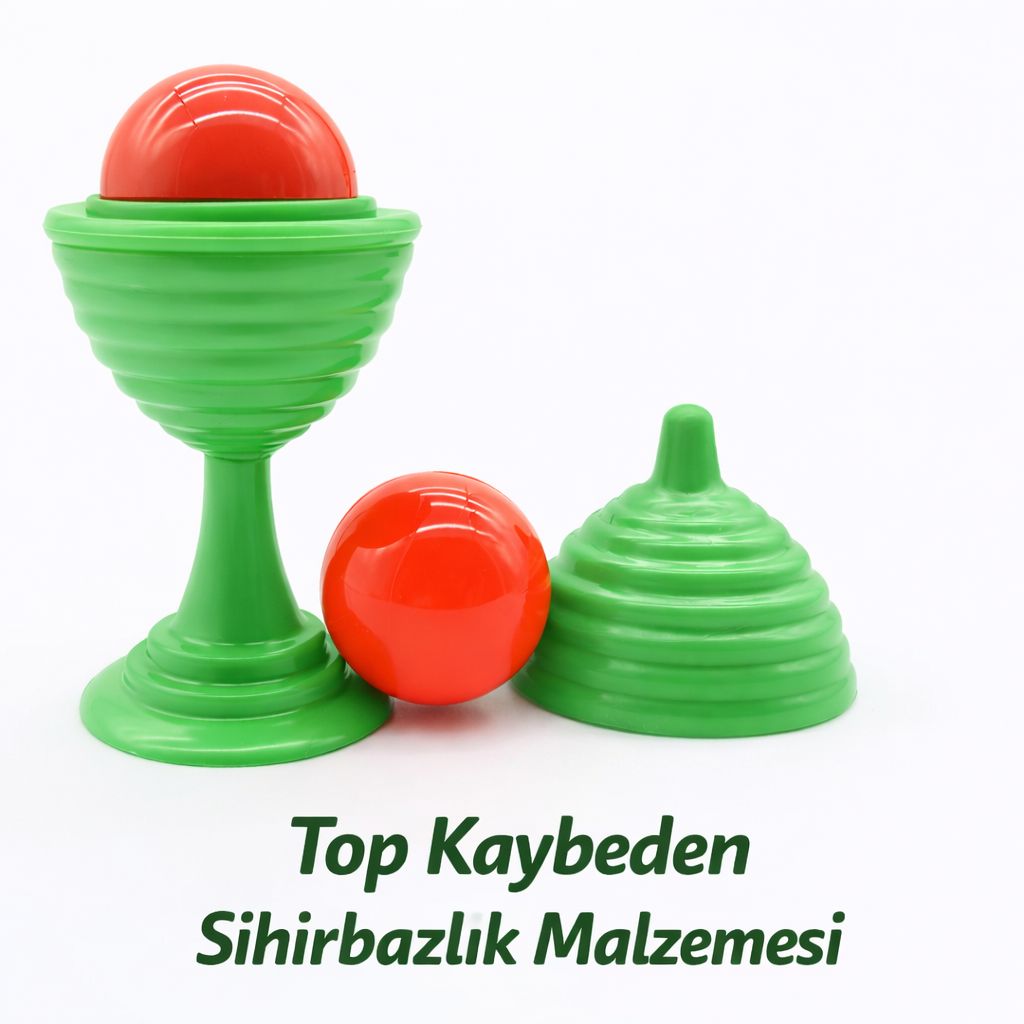 Yesil Renk Sihirli Kupa Top Kaybetme Oyunu 7 cm