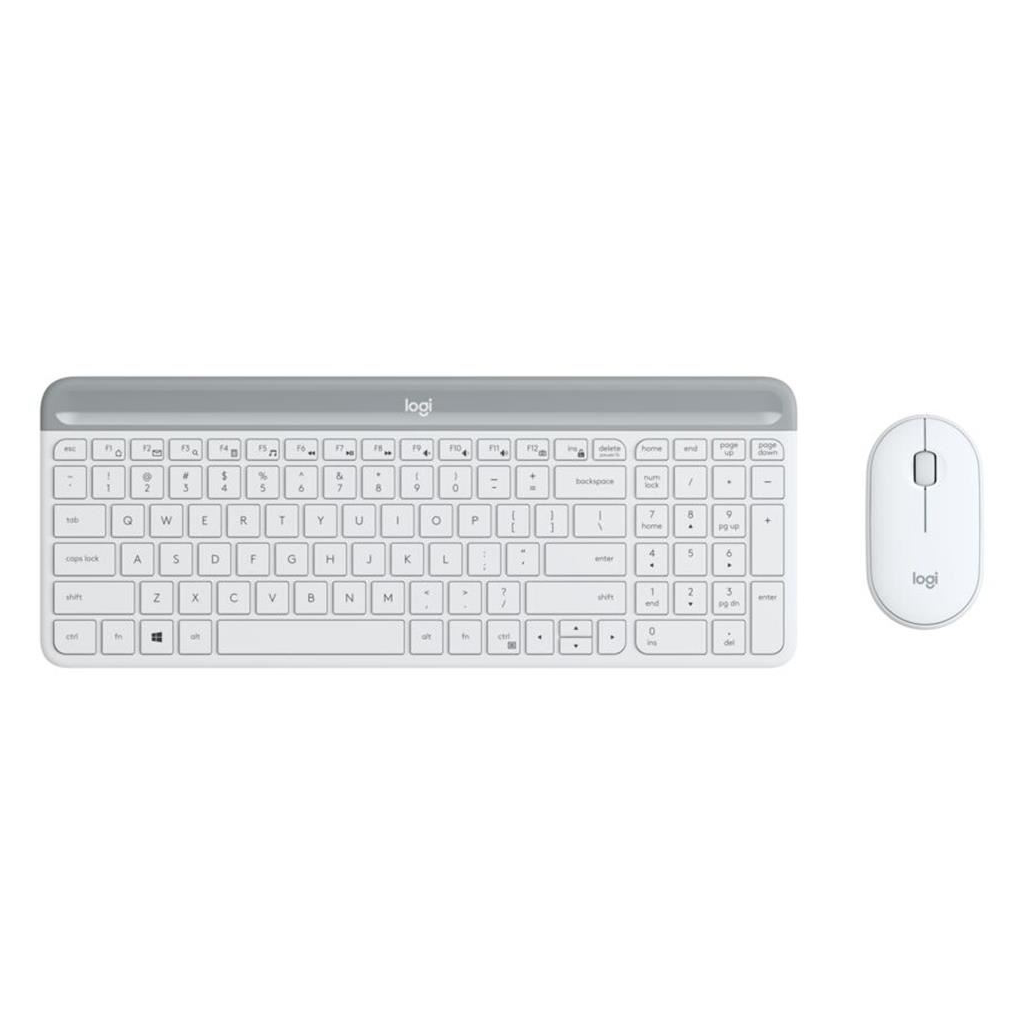 LOGITECH MK470 Beyaz, 920-009436, Kablosuz, Turkce Q, Klavye Mouse Set