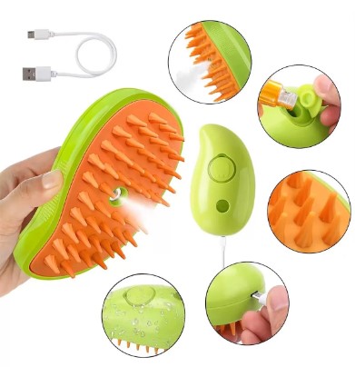 Sarjli Soguk Buharli Kedi Kopek Fircasi Taragi