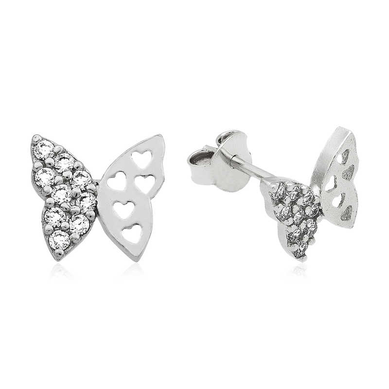 925 Ayar Gumus Civili Kelebek Kupe