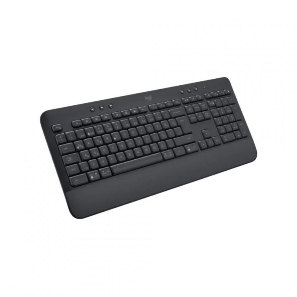 LOGITECH SIGNATURE K650, 920-010919, Siyah, Bluetooth, Turkce Q, Multimedya, Sivi Temasina Dayanikli, Klavye