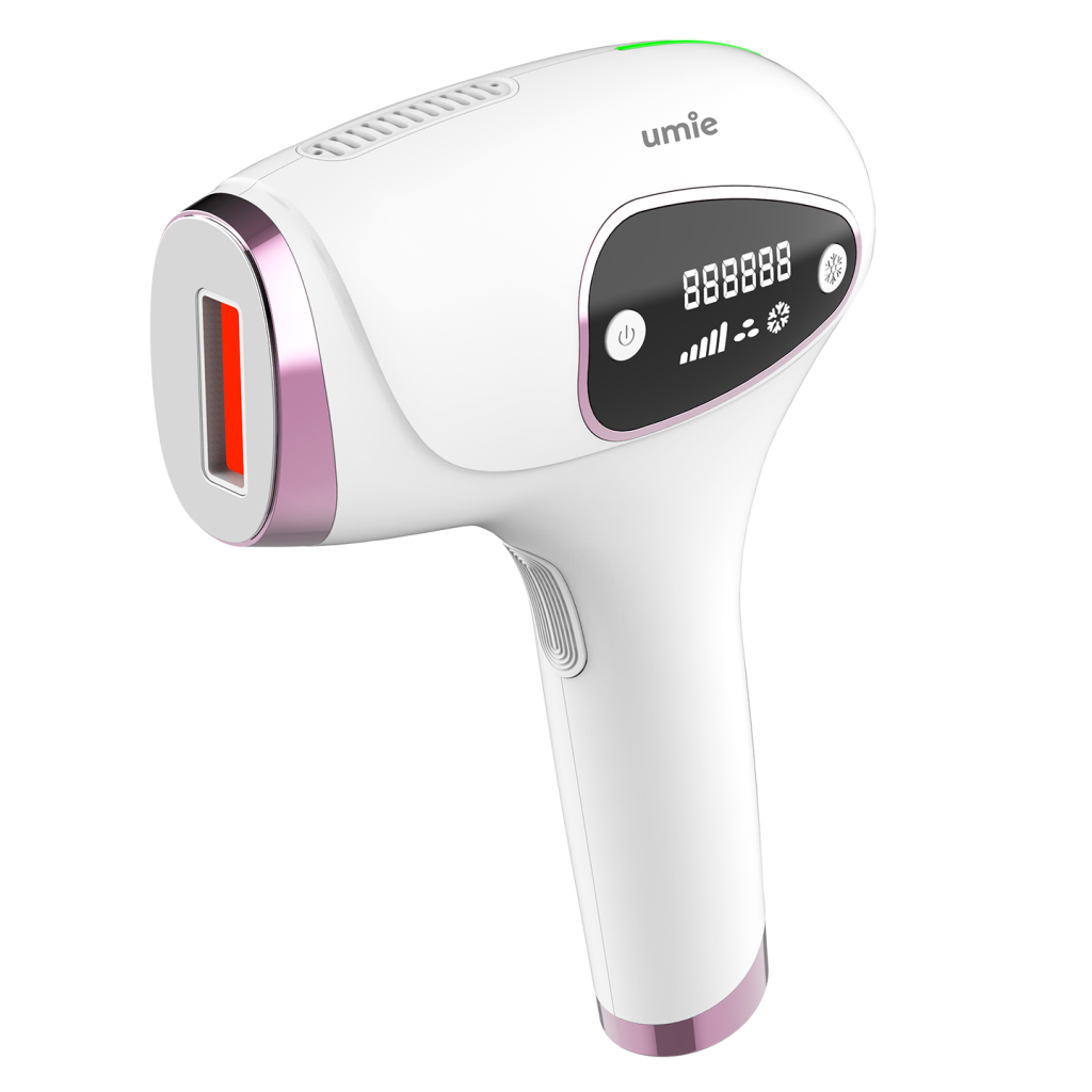 UMIE IPL98 Beyaz, 1Milyon Atim, Buzlu Quartz Tup, 3 Baslik, 9 Hiz Kademeli, IL Lazer Epilasyon Cihazi.