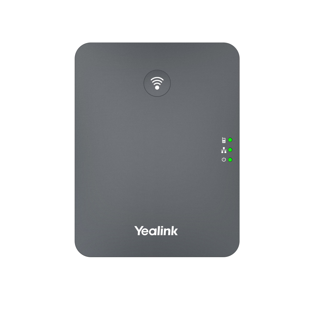 YEALINK W70B, SIP Dect Baz Istasyonu, 10 adede kadar DECT el cihazi destegi, 10 VoIP hesabi destegi, 10/100 Mbps Ethernet portu, PoE destekli
