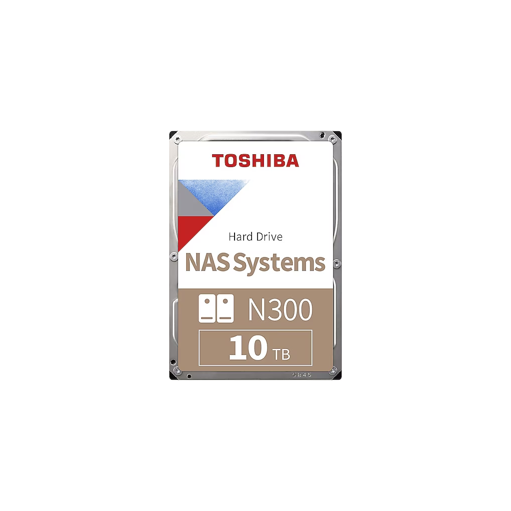 TOSHIBA N300, MN10ADA10TS, 3.5", 10TB, 512Mb 7200 Rpm, SATA3, 7/24 NAS, SERVER, HDD (Turkiye Distributoru Garantili)