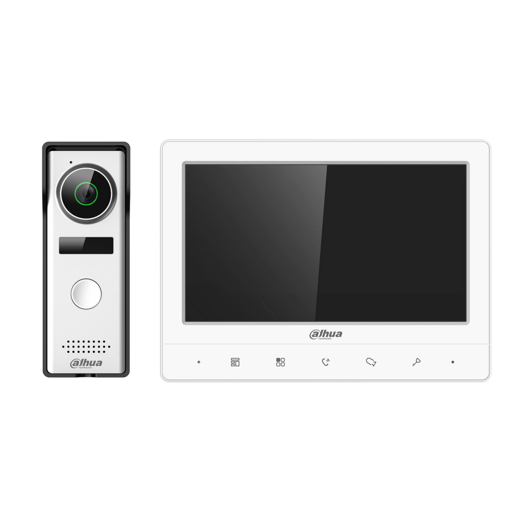 DAHUA KTA02, Analog Villa Tipi Goruntulu  Interkom Kit, 7 inc TFT Ekran, 1,3Mp Kamera, Analog Villa Kit