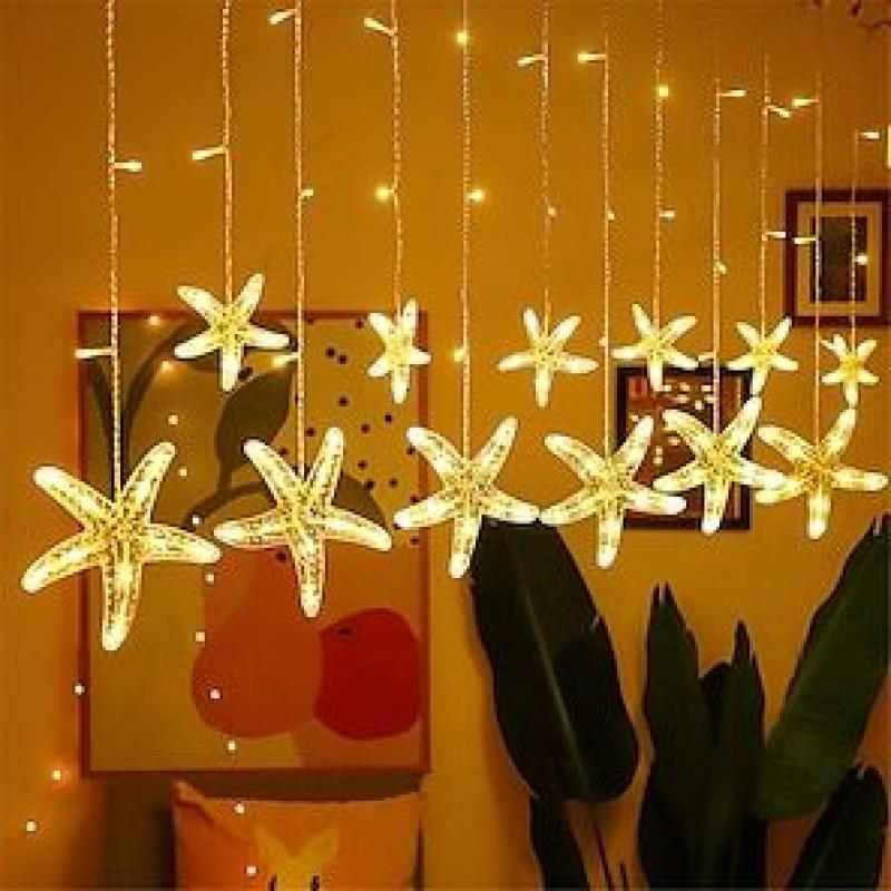 Yildiz Perde Led Gunisigi Fisli