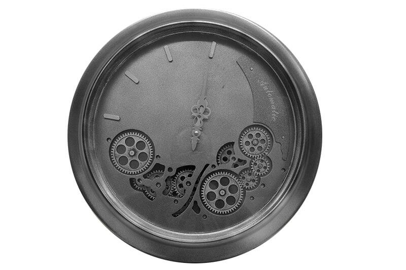 Saat Carkli Yuvarlak Duvar Saati Dekoratif Hediyelik