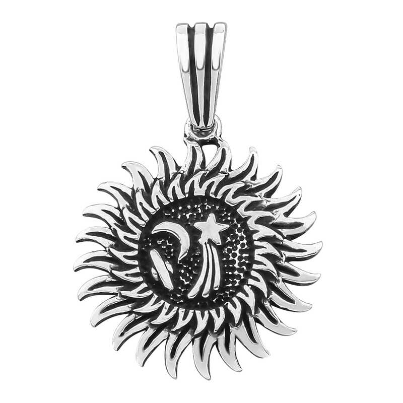 925 Ayar Gumus Galaksi Erkek Kolye Ucu