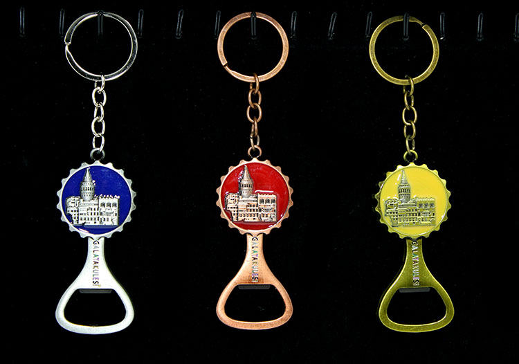 Metal Galata Kulesi Anahtarlik Ve Acacak