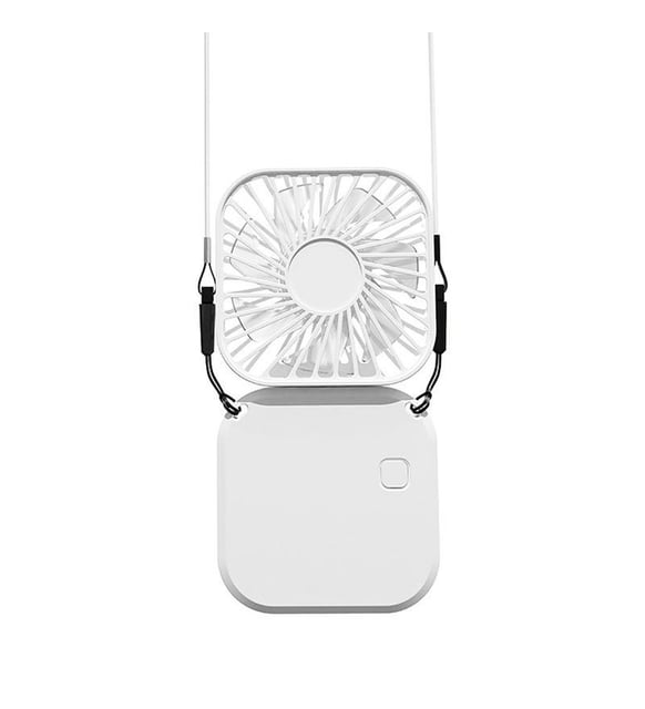 El Fani Mini Masaustu Ve Boyun Askili Fan Portatif Sarjli 3 Kademeli Vantilator Sogutucu