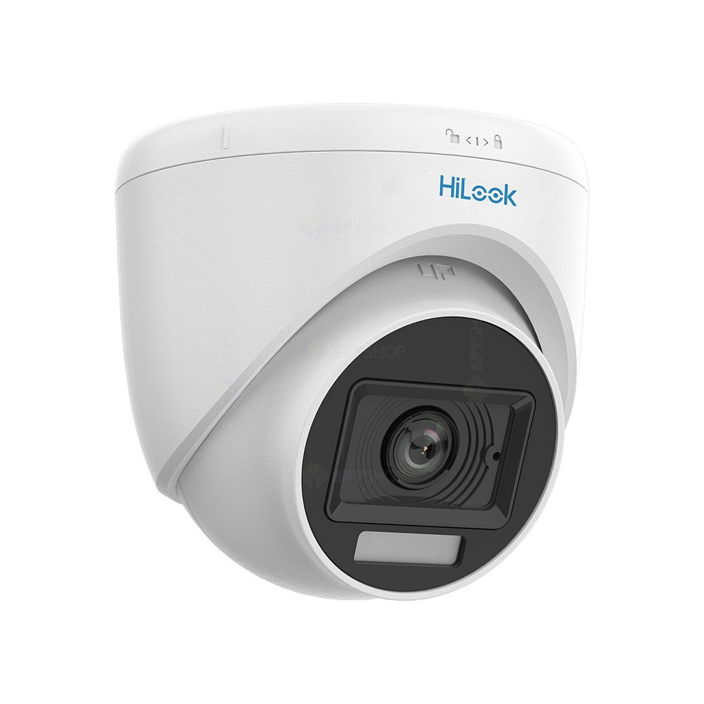 HILOOK THC-T129-LPS, 2Mpix, 2.8mm Lens, 20Mt Gece Gorusu, Color Vu, Dahili Mikrofon, Dome Kamera