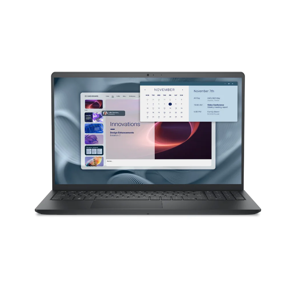 DELL Pro 15 Essential PV15255, Ryzen 5 7520U, 15,6" FHD, 8Gb Ram, 512Gb SSD, Paylasimli Ekran Karti, Free Dos Notebook