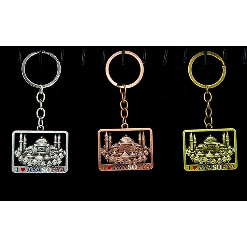 Metal Ayasofya Anahtarlik