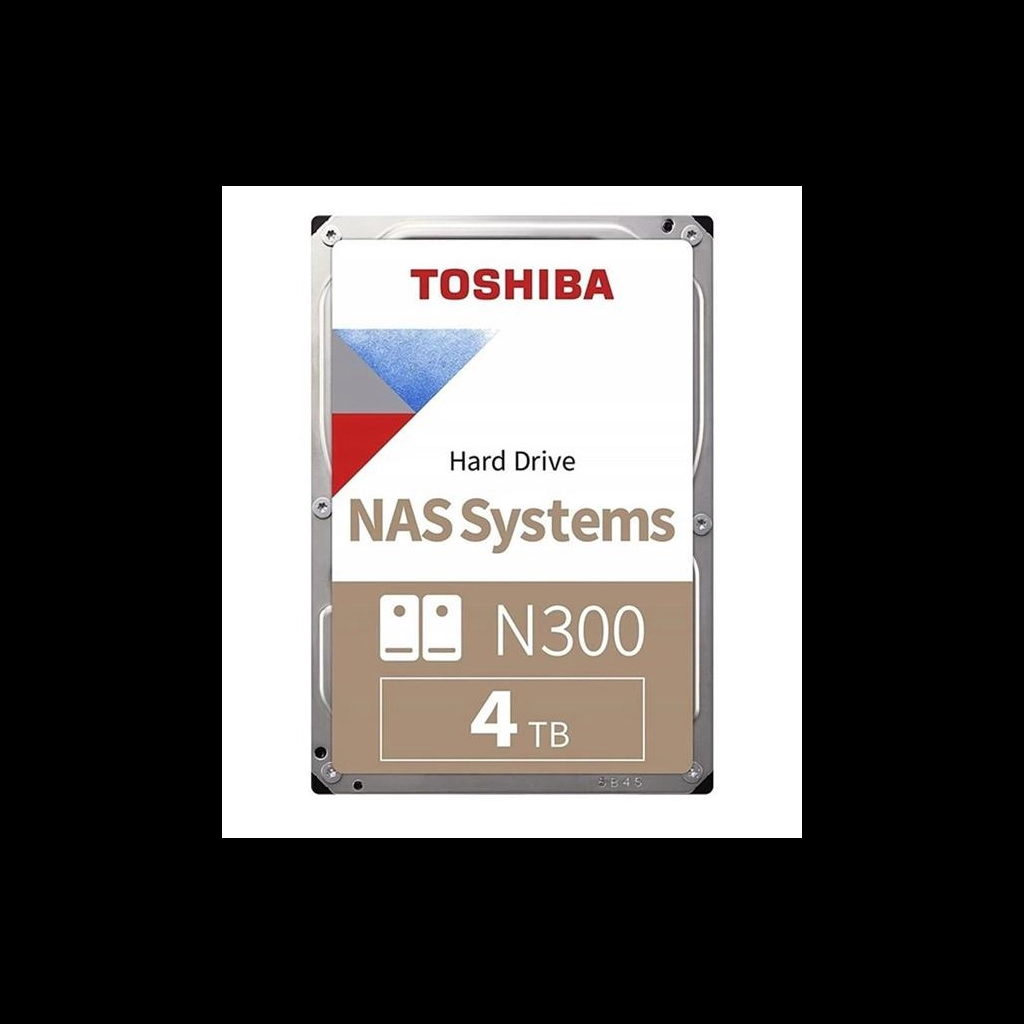 TOSHIBA N300, MN10ADA400ES, 3.5", 4TB, 512Mb 7200 Rpm, SATA3, 7/24 NAS, SERVER, HDD (Turkiye Distributoru Garantili)