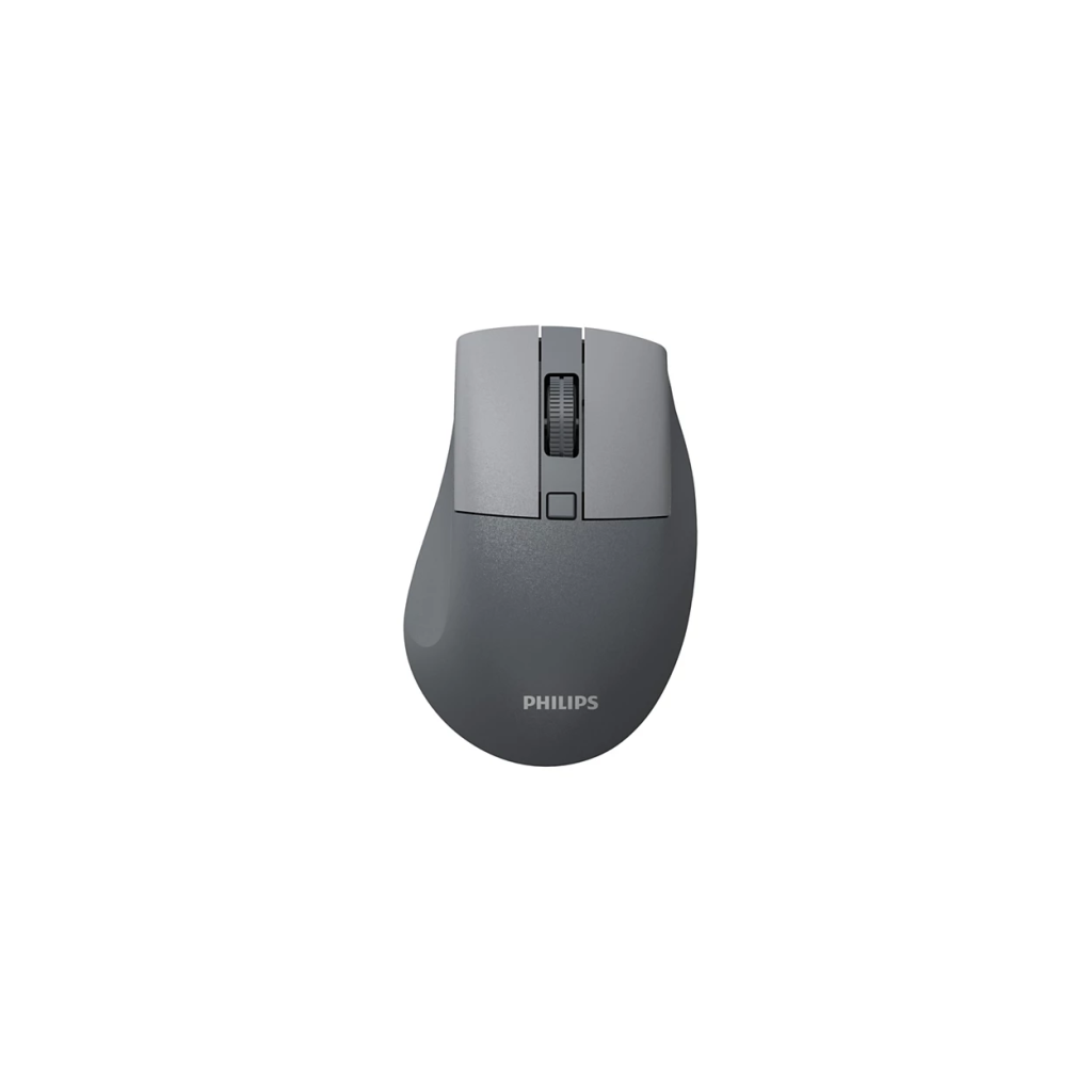 PHILIPS SPK7528G, SESSIZ, Gri, USB Nano  2,4Gh ve Bluetooth Kablosuz, 1600dpi, Optic, 3 Tuslu Ergonamik Mouse