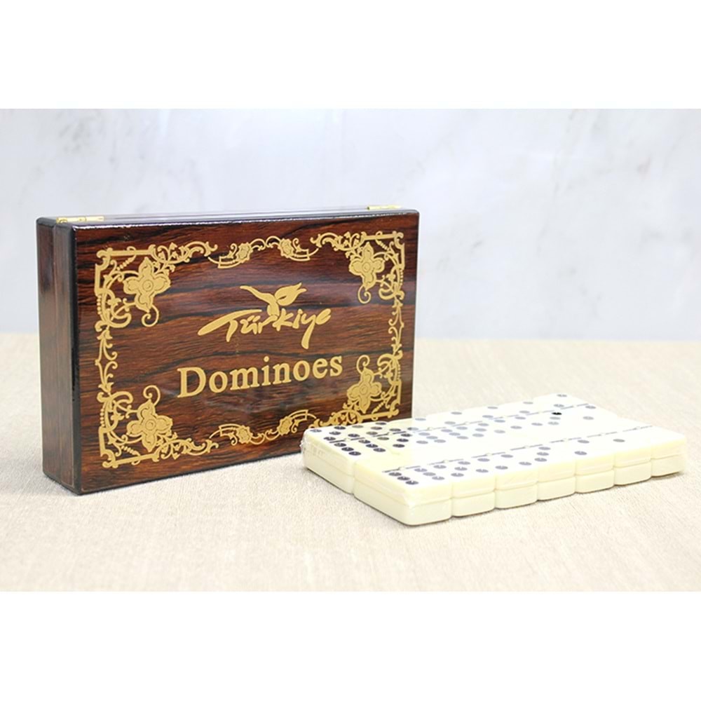 Ahsap Kutulu Domino Oyunu