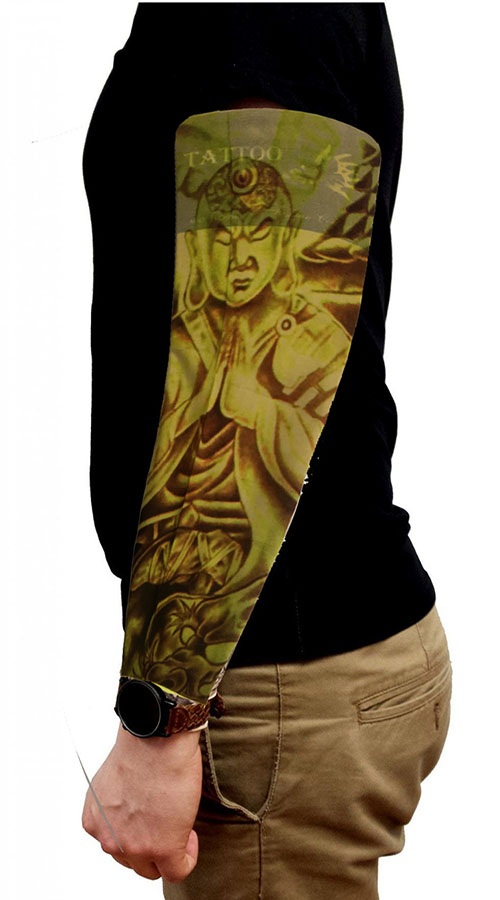 Giyilebilir Kol Dovmesi Corap Dovme 3D Baskili Kol Bacak Dovme 2 Adet Model 4