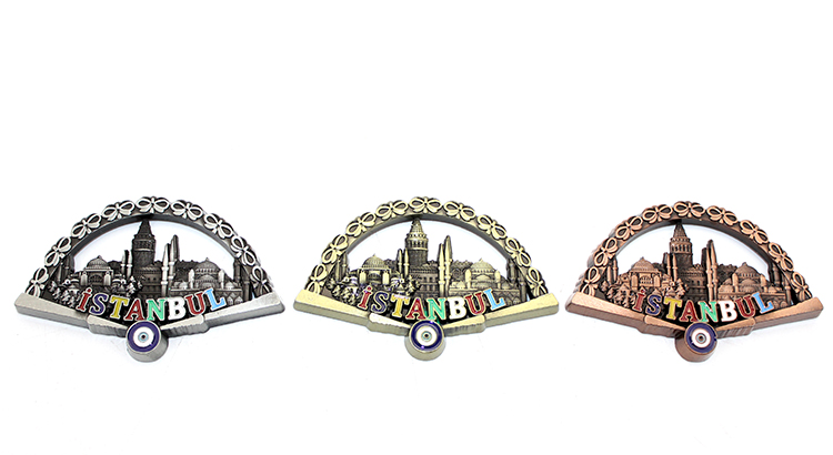 Istanbul Temali Metal Magnet